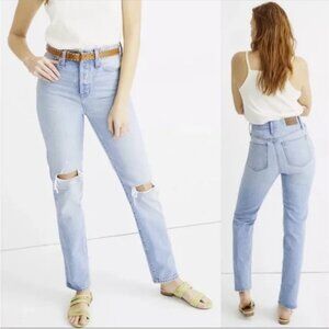Madewell Classic Straight Full-Length Jeans in Hartsville Wash